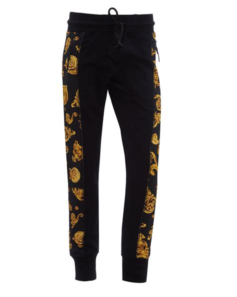 versace joggers|Versace track pants.